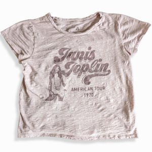 Janis Joplin American Tour 1970 Shirt 4Janis by Lucky Brand Womens XS